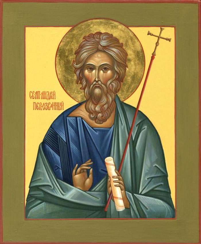 Андрей Первозванный: икона Святого Апостола